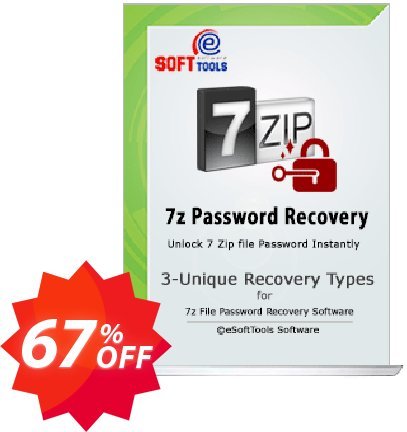 eSoftTools 7z Password Recovery - Enterprise Plan Coupon code 67% discount 