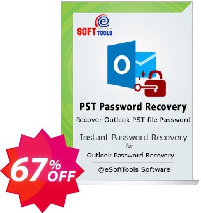 eSoftTools PST Password Recovery - Corporate Plan Coupon code 67% discount 