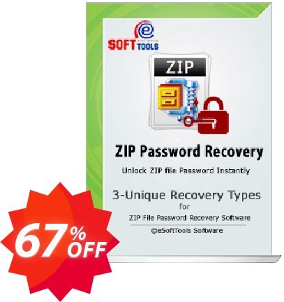 eSoftTools Zip Password Recovery - Corporate Plan Coupon code 67% discount 