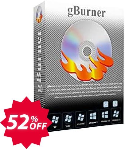 gBurner Lifetime Plan Coupon code 52% discount 