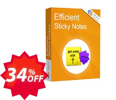 Efficient Sticky Notes Pro Coupon code 34% discount 