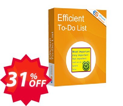 Efficient To-Do List Network Coupon code 31% discount 