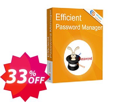 Efficient Password Manager Network Coupon code 33% discount 