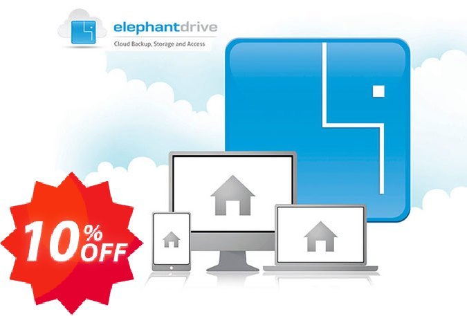 ElephantDrive Home Subscription Coupon code 10% discount 