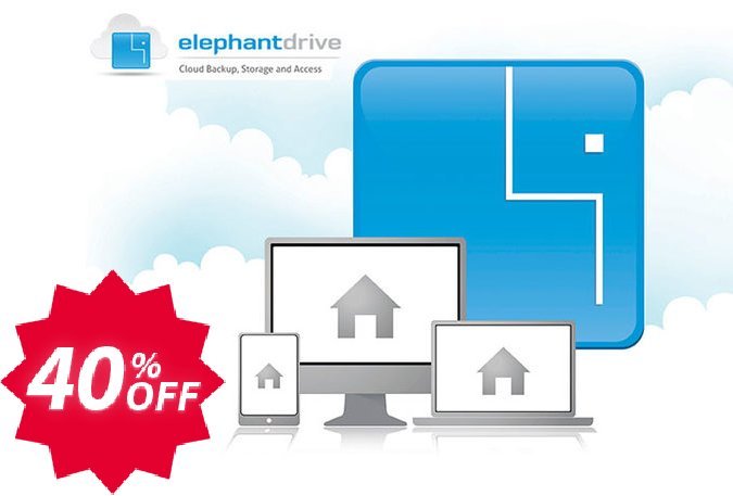 ElephantDrive Enterprise Subscription Coupon code 40% discount 
