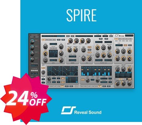 Spire Synthesizer + Sound Bundle Coupon code 24% discount 