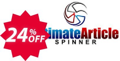 Ultimate Article Spinner Coupon code 24% discount 