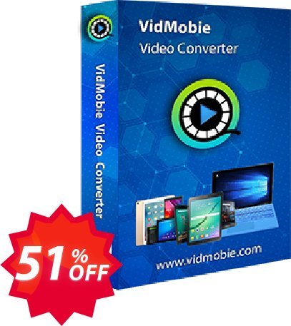 VidMobie Video Converter, Lifetime Plan  Coupon code 51% discount 