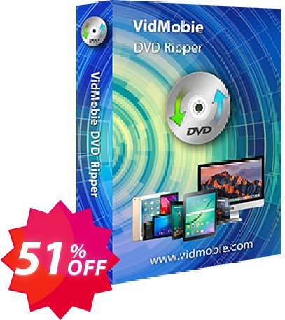 VidMobie DVD Ripper for MAC, Lifetime Plan  Coupon code 51% discount 