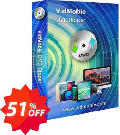 VidMobie DVD Ripper for MAC, Lifetime Plan  Coupon code 51% discount 