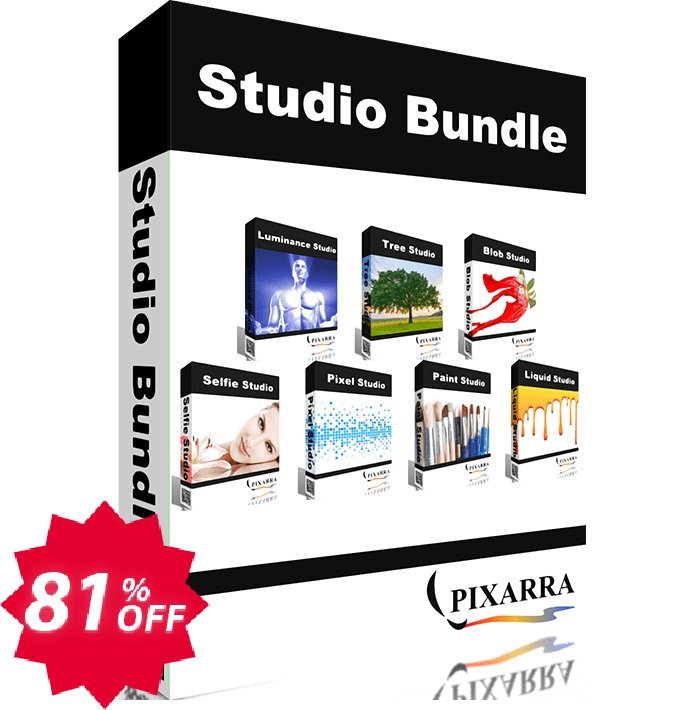 Pixarra Studio bundle Coupon code 81% discount 