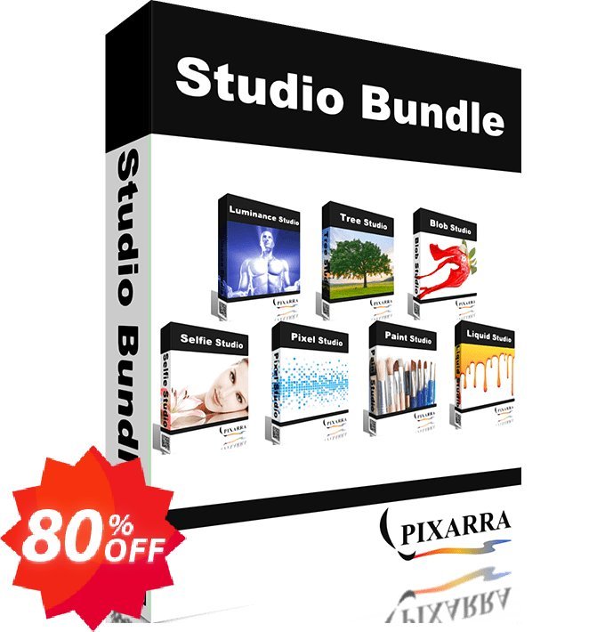 Pixarra Studio Bundle, Perpetual Plan  Coupon code 80% discount 