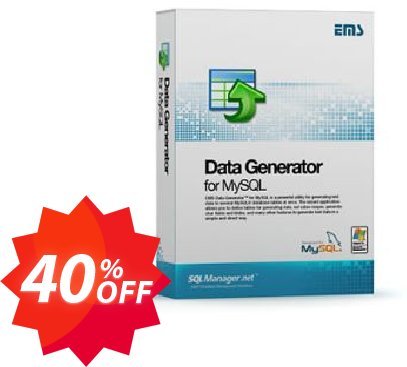 EMS Data Generator for MySQL, Business + Yearly Maintenance Coupon code 40% discount 