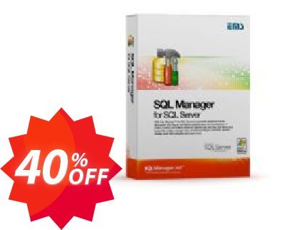 EMS SQL Manager for SQL Server, Business + Yearly Maintenance Coupon code 40% discount 