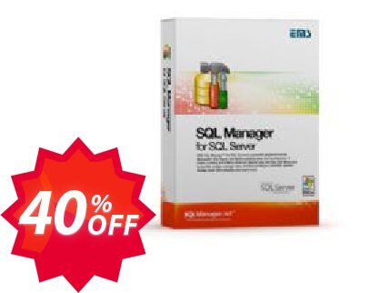 EMS SQL Manager for SQL Server, Business + Yearly Maintenance Coupon code 40% discount 