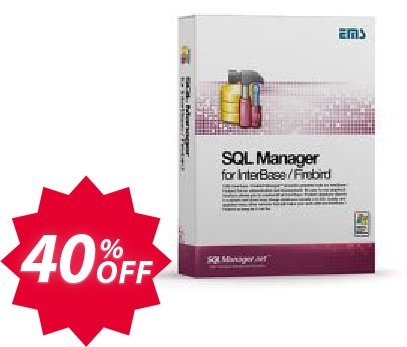 EMS SQL Manager for InterBase/Firebird, Business + Yearly Maintenance Coupon code 40% discount 