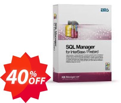 EMS SQL Manager for InterBase/Firebird, Business + Yearly Maintenance Coupon code 40% discount 