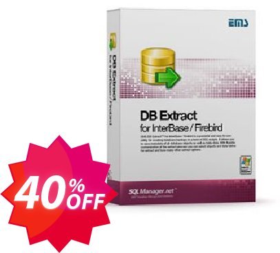 EMS DB Extract for InterBase/Firebird, Business + Yearly Maintenance Coupon code 40% discount 