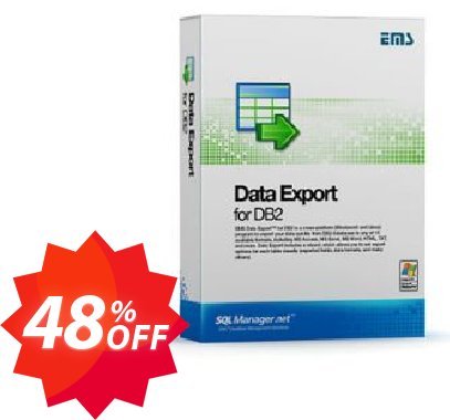 EMS Data Export for DB2, Business + Yearly Maintenance Coupon code 48% discount 