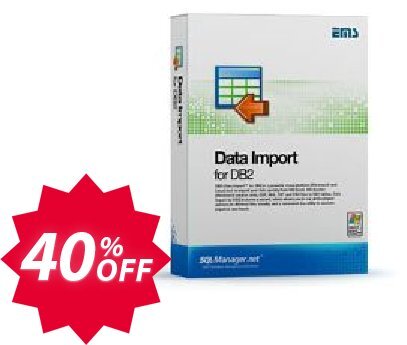 EMS Data Import for DB2, Business + Yearly Maintenance Coupon code 40% discount 