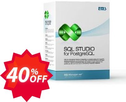 EMS SQL Management Studio for PostgreSQL, Business + Yearly Maintenance Coupon code 40% discount 