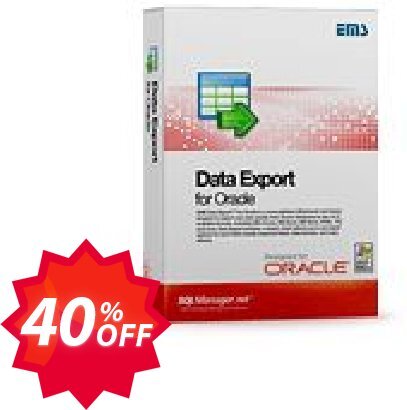 EMS Data Export for Oracle, Business + Yearly Maintenance Coupon code 40% discount 