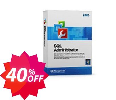 EMS SQL Administrator for SQL Server, Business + Yearly Maintenance Coupon code 40% discount 