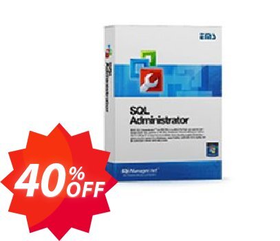 EMS SQL Administrator for SQL Server, Business + Yearly Maintenance Coupon code 40% discount 