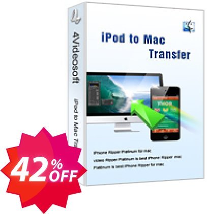 4Videosoft iPod to MAC Transfer Coupon code 42% discount 