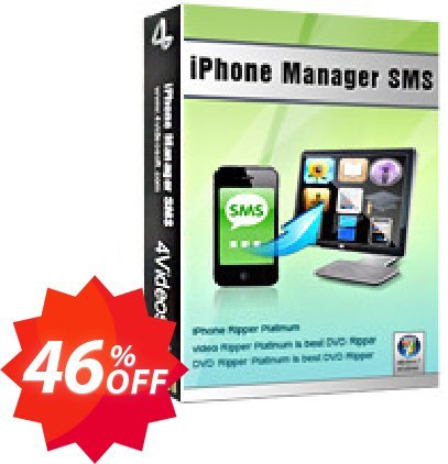 4Videosoft iPhone Manager SMS Coupon code 46% discount 