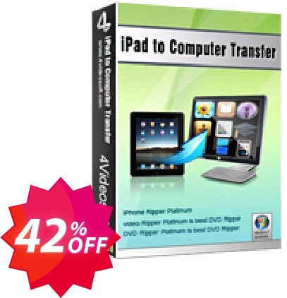 4Videosoft iPad to Computer Transfer Coupon code 42% discount 
