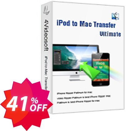 4Videosoft iPod to MAC Transfer Ultimate Coupon code 41% discount 