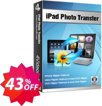 4Videosoft iPad Photo Transfer Coupon code 43% discount 