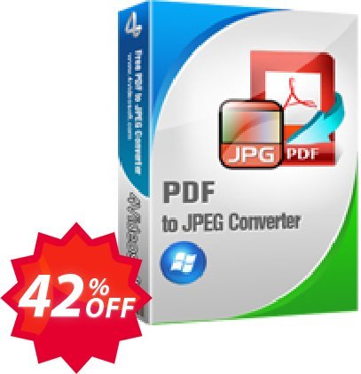 4Videosoft PDF to JPEG Converter Coupon code 42% discount 