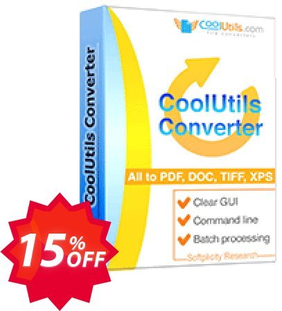 All-in-one Coolutils Converter Coupon code 15% discount 
