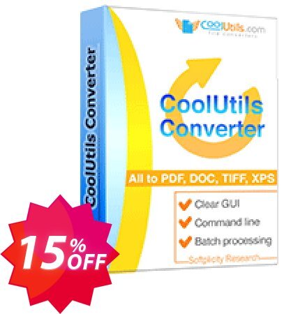 All-in-one Coolutils Converter Coupon code 15% discount 