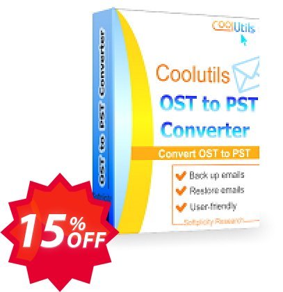 Coolutils OST to PST Converter Coupon code 15% discount 