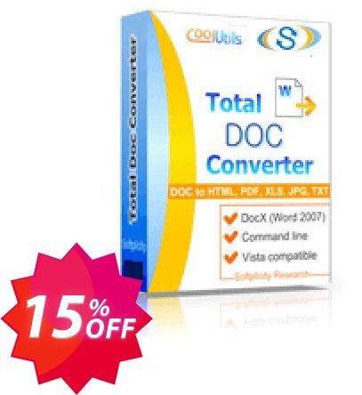 Coolutils Total Doc Converter, Site Plan  Coupon code 15% discount 