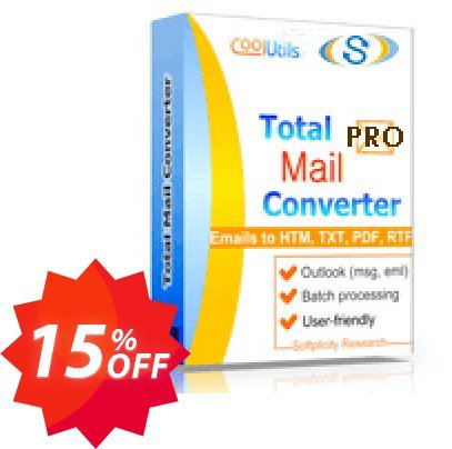 Coolutils Total Mail Converter Pro, Site Plan  Coupon code 15% discount 