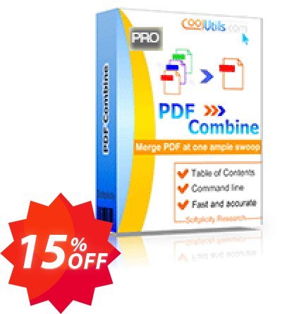 Coolutils PDF Combine Pro Coupon code 15% discount 