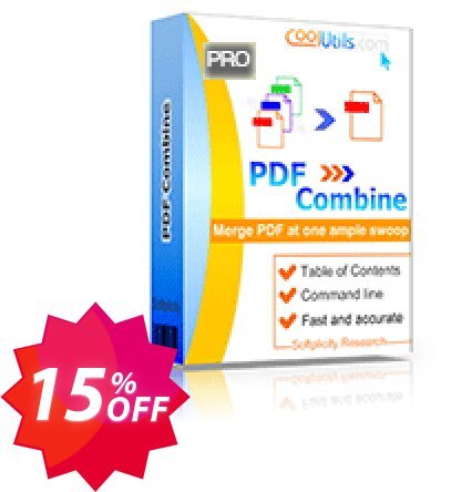 Coolutils PDF Combine Pro Coupon code 15% discount 