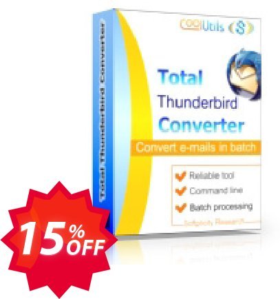 Coolutils Total Thunderbird Converter, Site Plan  Coupon code 15% discount 