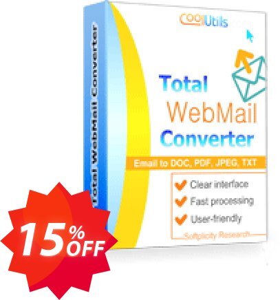 Coolutils Total Webmail Converter, Site Plan  Coupon code 15% discount 