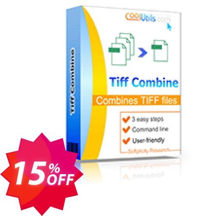 Coolutils Tiff Combine Coupon code 15% discount 