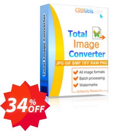 Coolutils Total Image Converter Coupon code 34% discount 