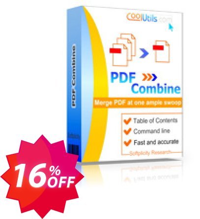 Coolutils PDF Combine Coupon code 16% discount 