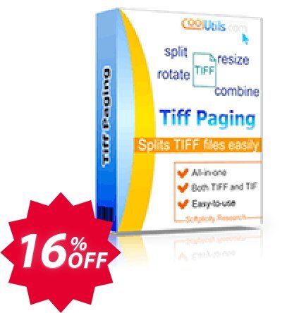 Coolutils Tiff Paging Coupon code 16% discount 