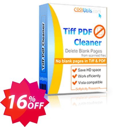 Coolutils Tiff Pdf Cleaner Coupon code 16% discount 