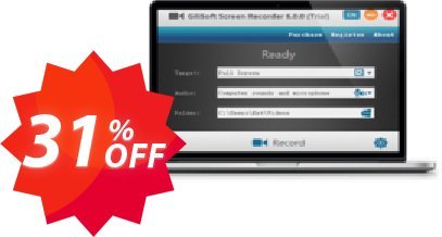 GiliSoft Screen Recorder Coupon code 31% discount 
