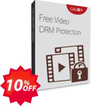 GiliSoft Video DRM Protection 3PC/Lifetime Coupon code 10% discount 